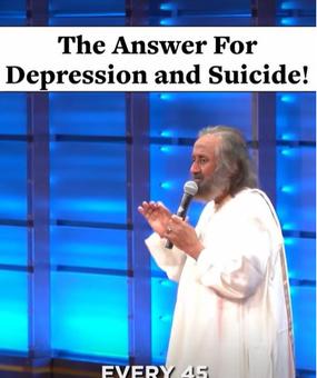 The answer for depression and suicide Video